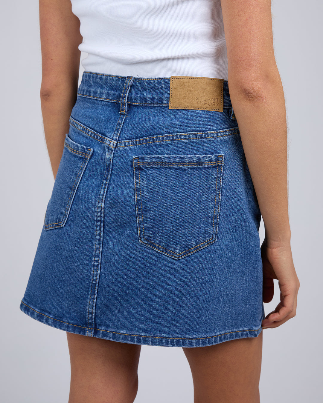 Selina Skirt Mid Blue