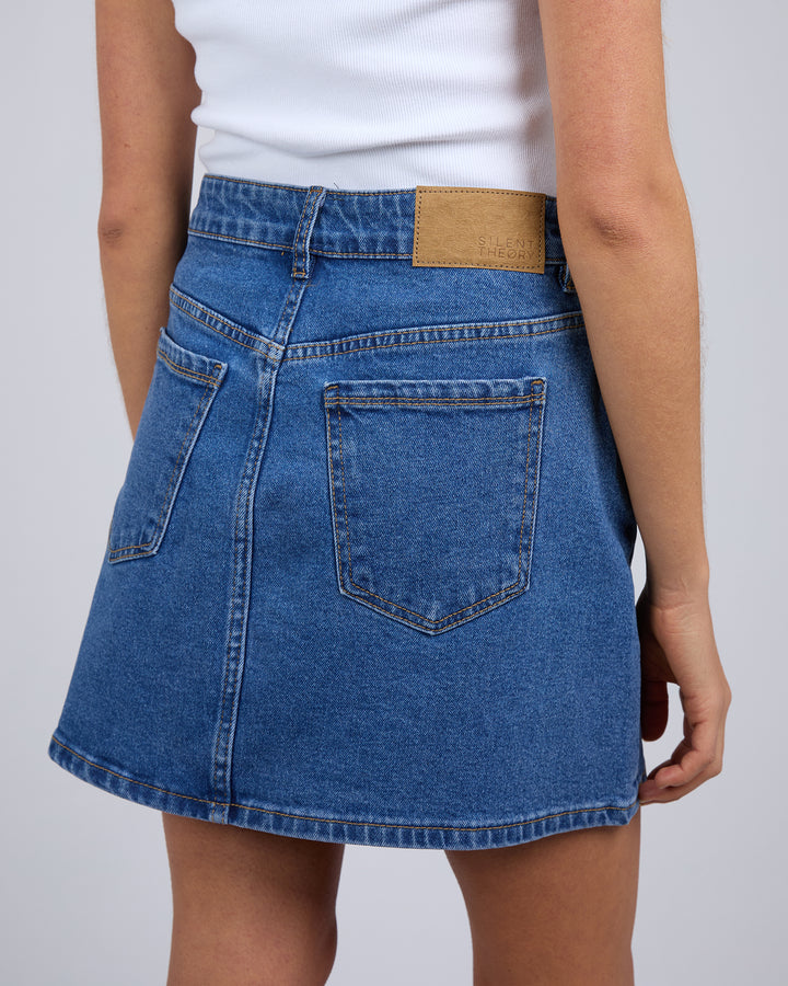 Selina Skirt Mid Blue