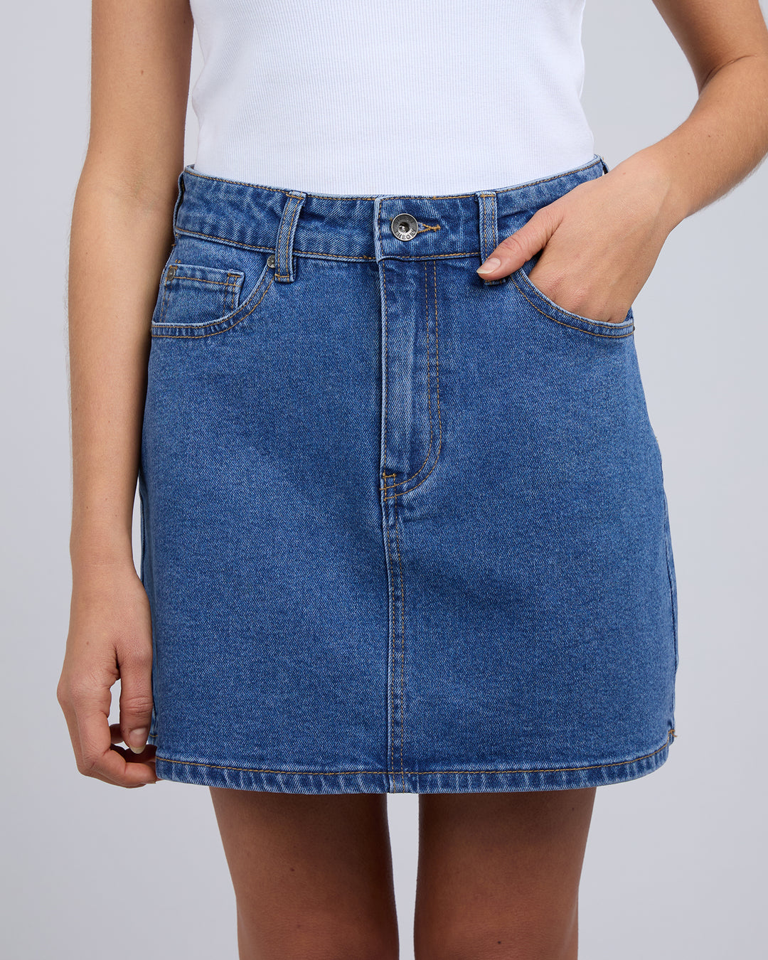 Selina Skirt Mid Blue