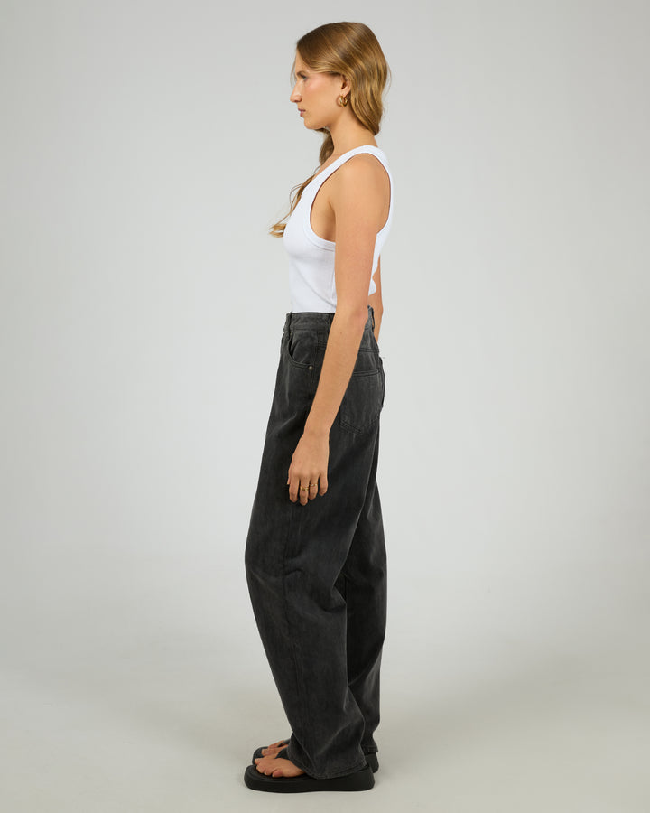 Jade Baggy Jean Washed Black