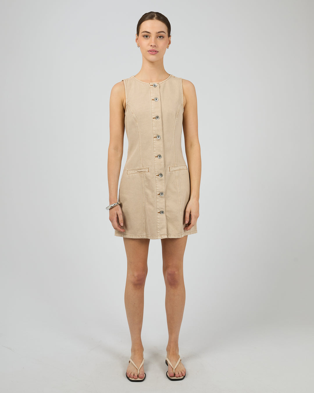 Cove Mini Dress Beige