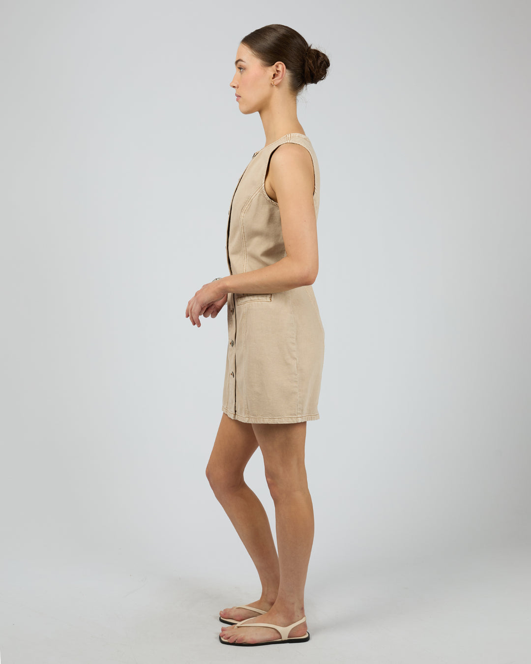 Cove Mini Dress Beige