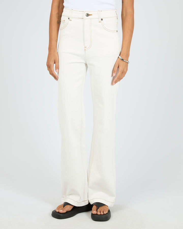 Hunter Comfort Wide Leg Jean Vintage White