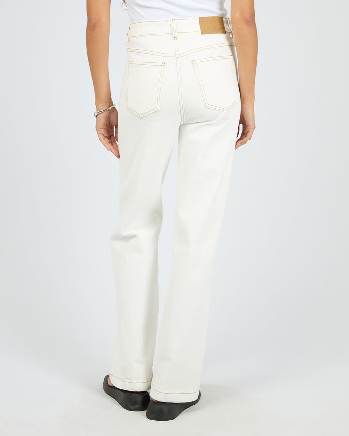 Hunter Comfort Wide Leg Jean Vintage White