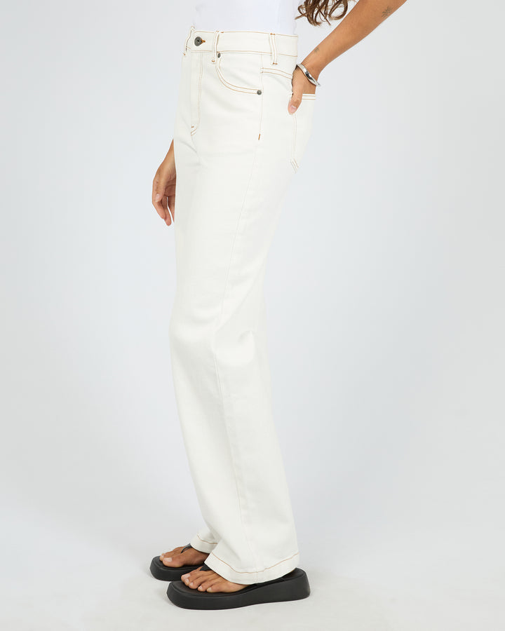 Hunter Comfort Wide Leg Jean Vintage White