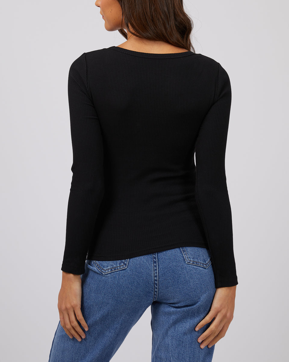 Hazel Long Sleeve Black – Silent Theory