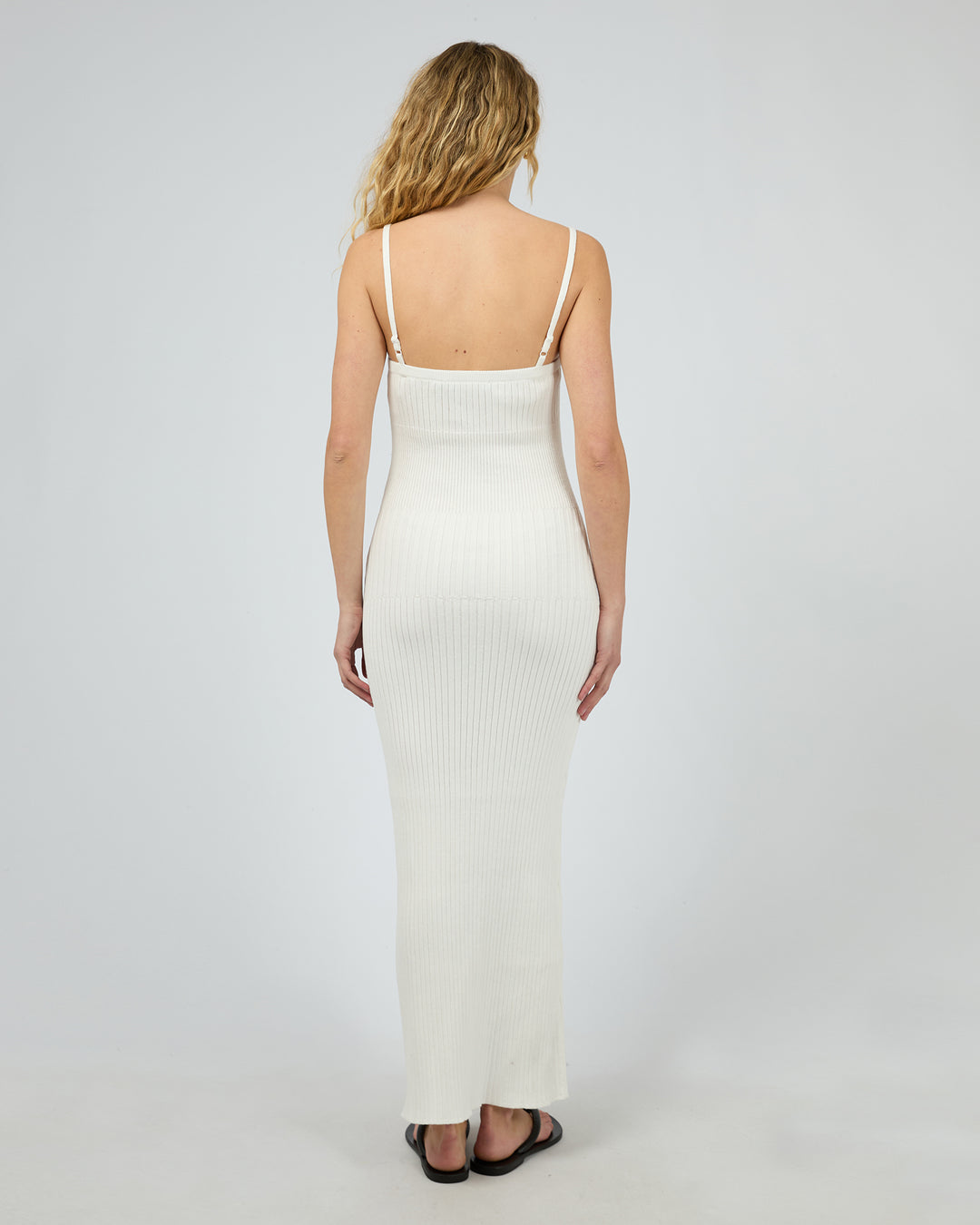 Luca Knit Maxi Dress White