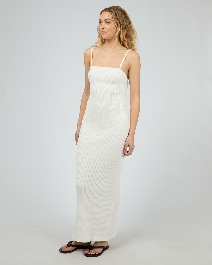 Luca Knit Maxi Dress White