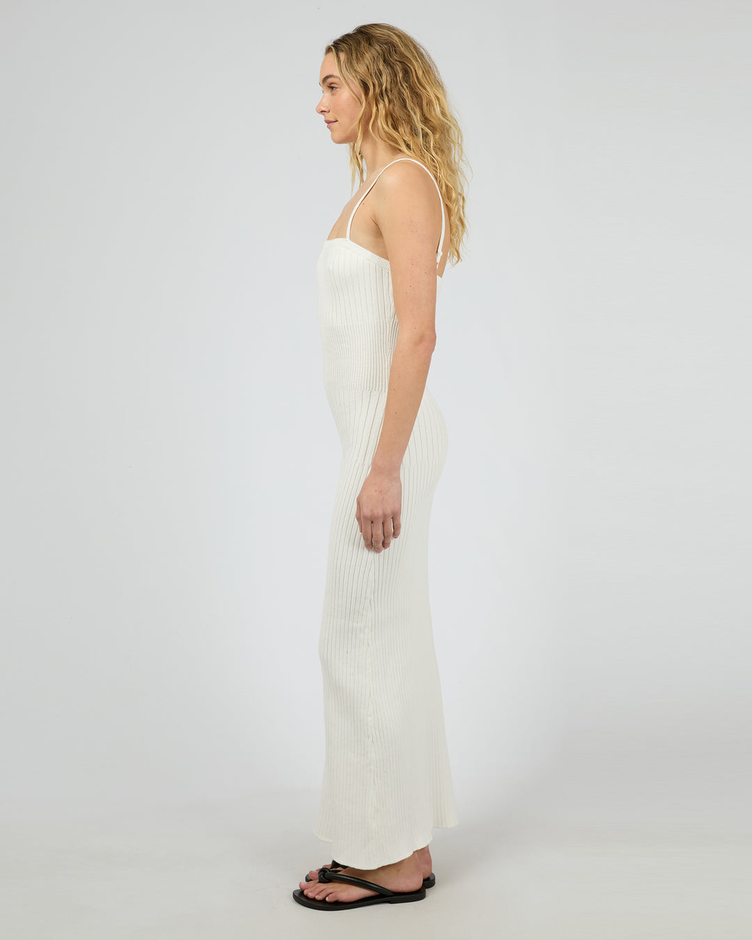 Luca Knit Maxi Dress White