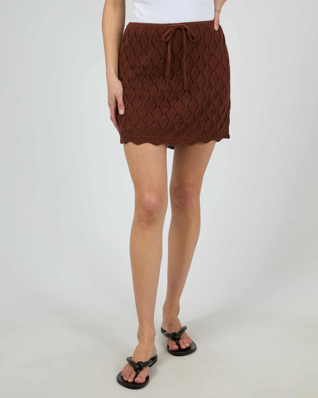 Hunter Mini Skirt Brown