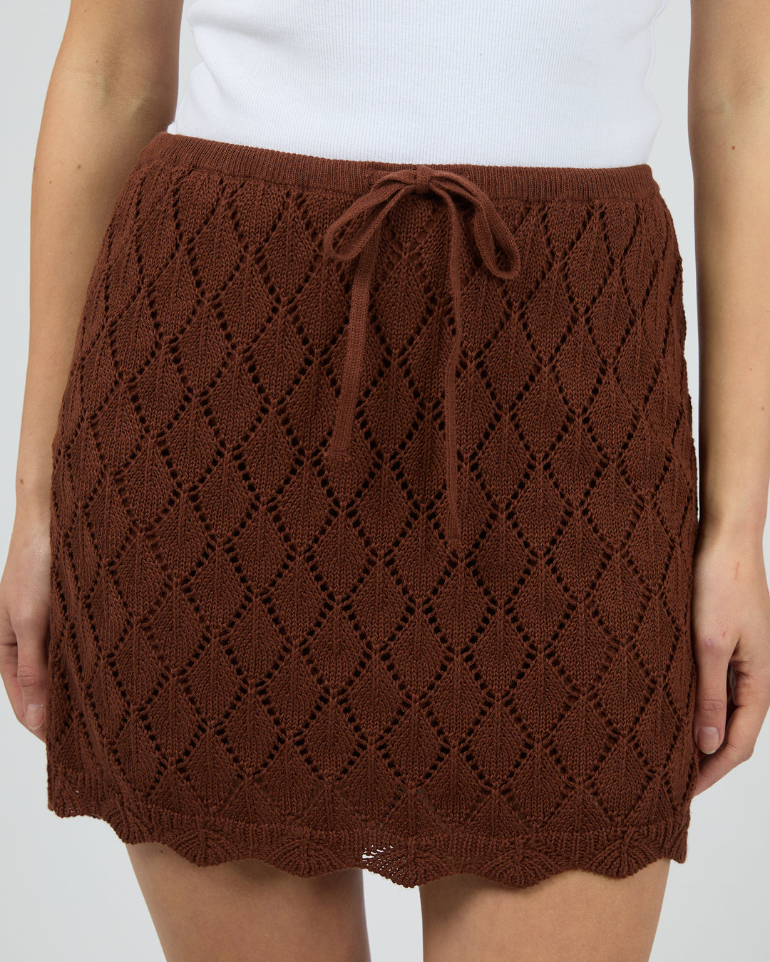 Hunter Mini Skirt Brown