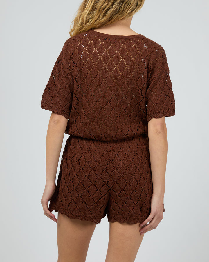 Hunter Playsuit Brown
