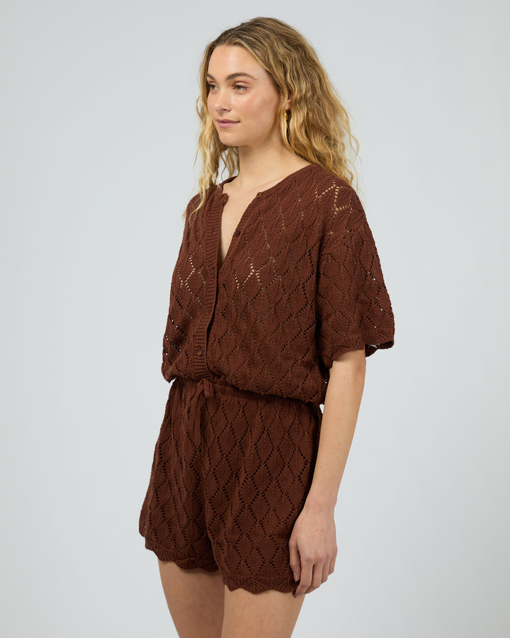 Hunter Playsuit Brown