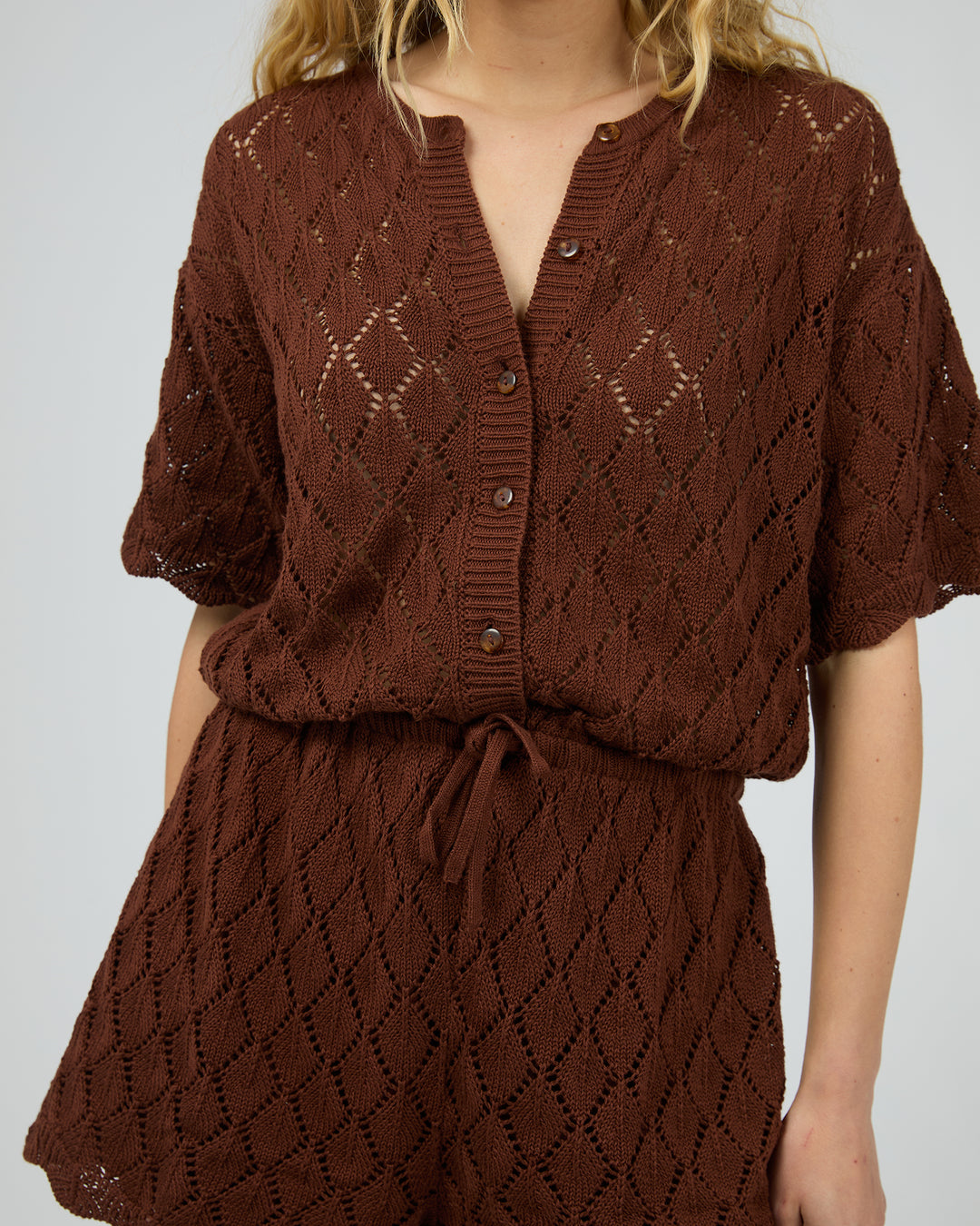 Hunter Playsuit Brown