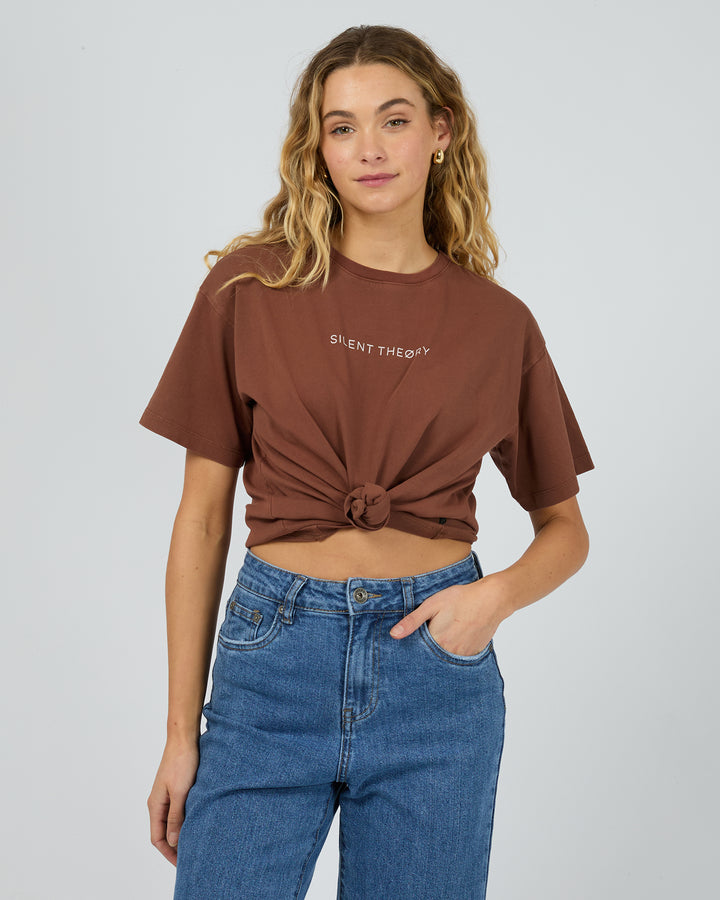 Logo Tee Brown