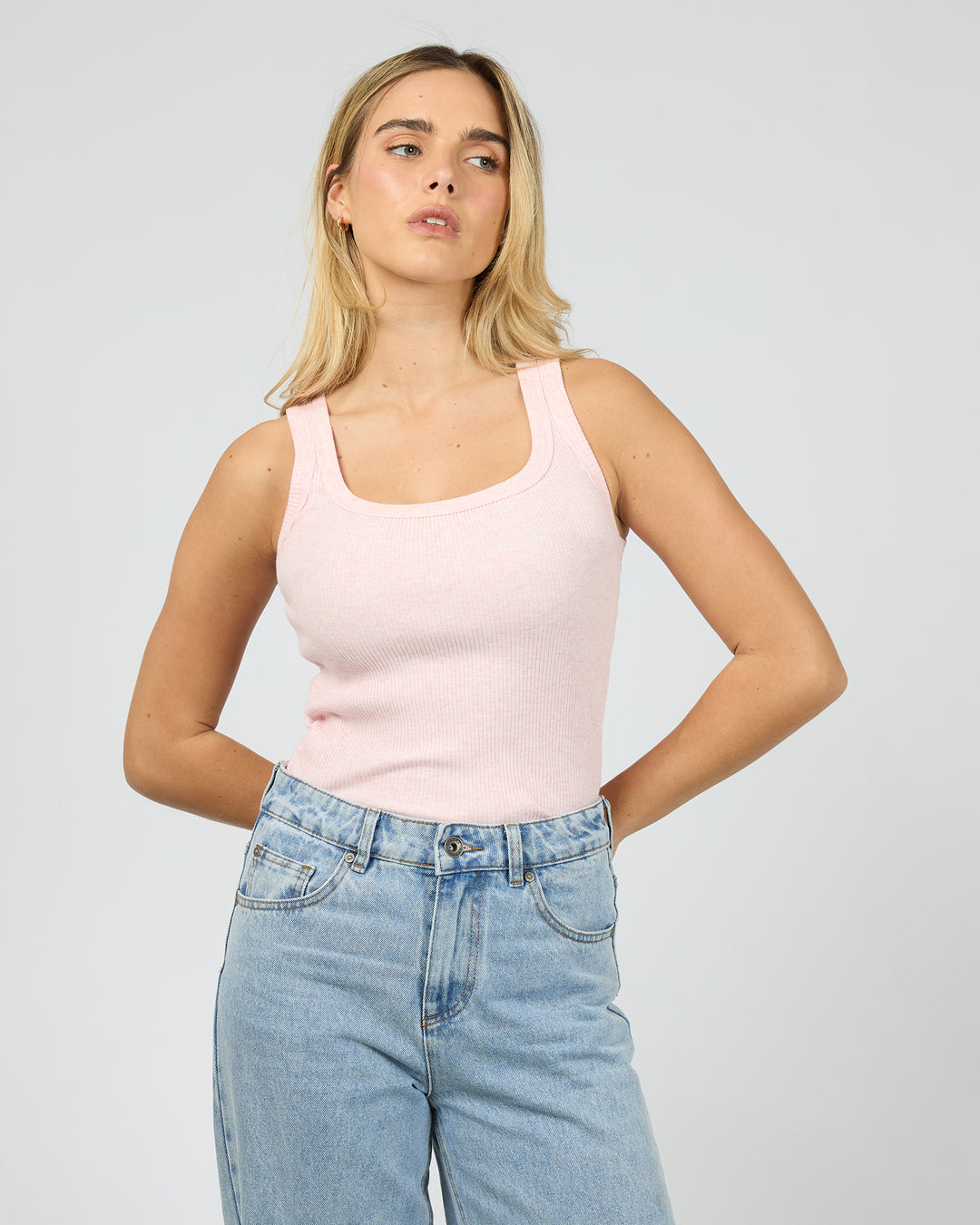 Mia Tank Blush Marle