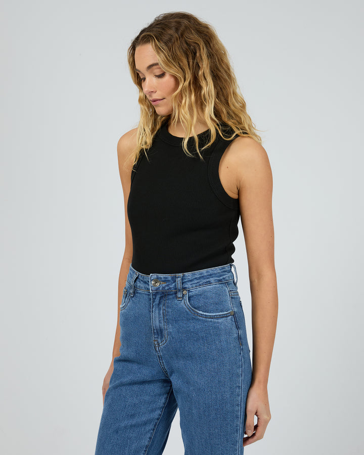Pia Tank Black