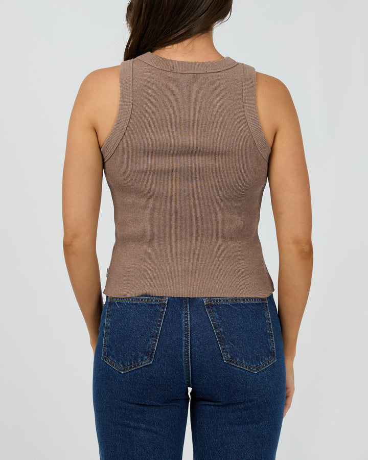 Pia Tank Brown