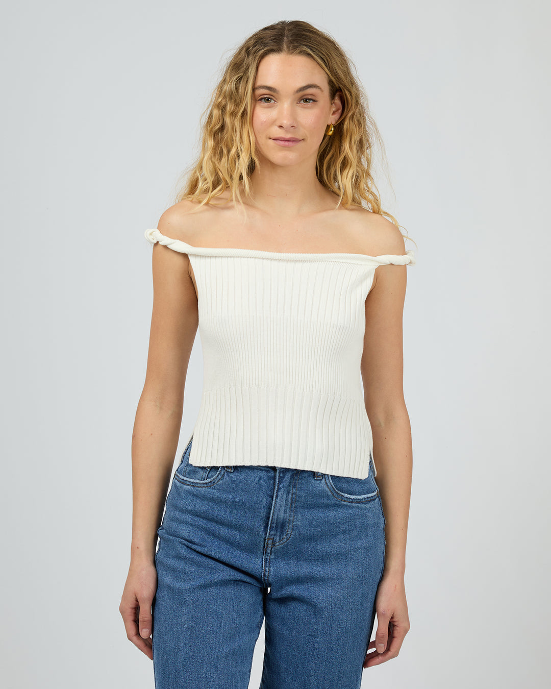 Luca Twist Top White