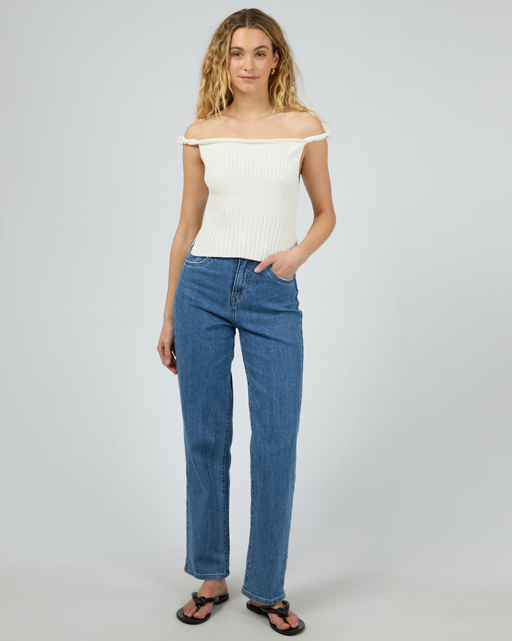 Luca Twist Top White
