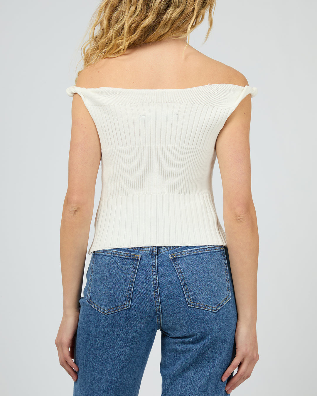 Luca Twist Top White