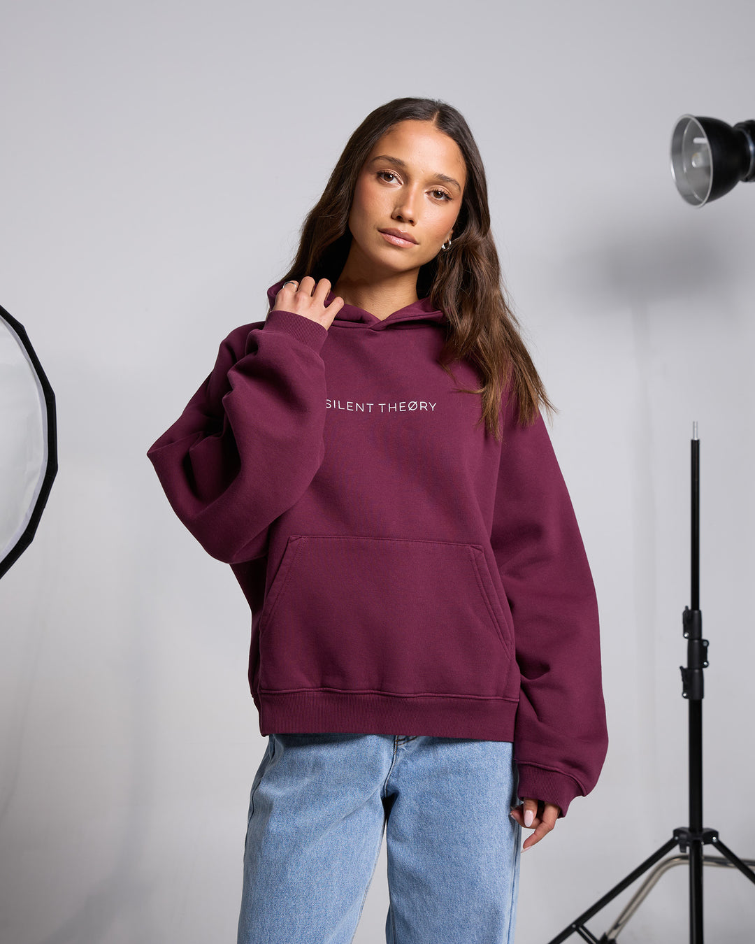 Logo Hoodie Cherry