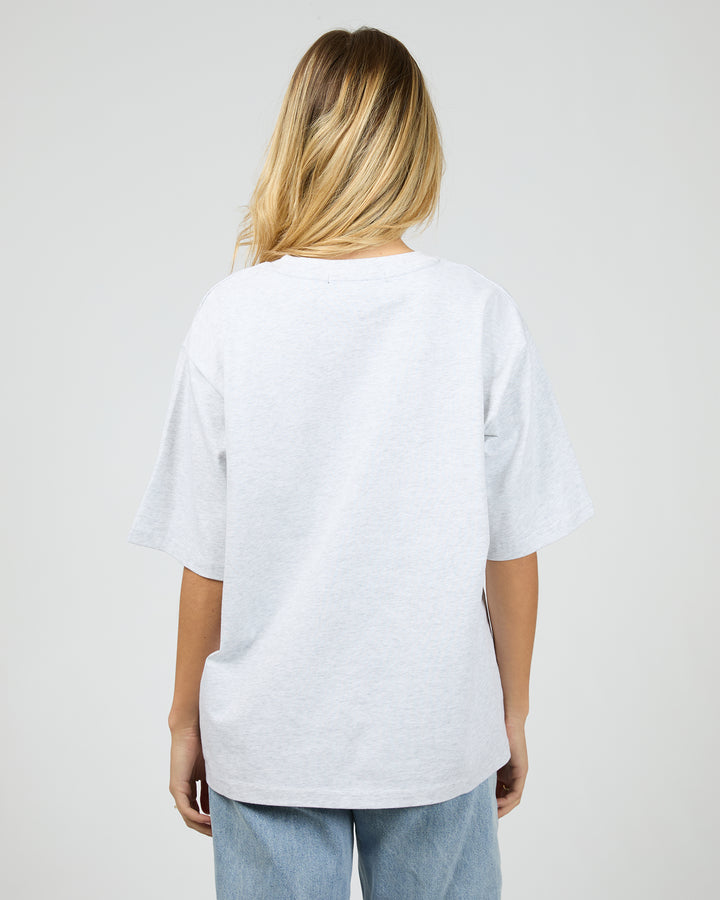Silent Luxe Tee Snow Marle
