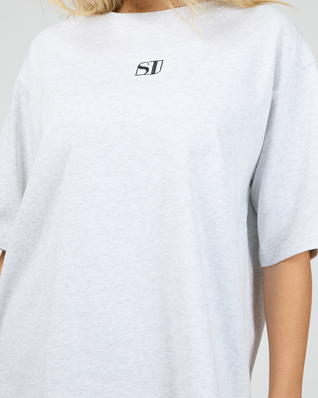 Silent Luxe Tee Snow Marle