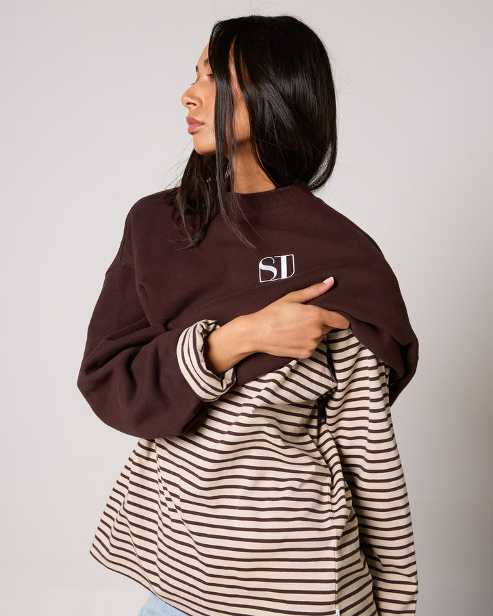 Silent Luxe Crew Chocolate
