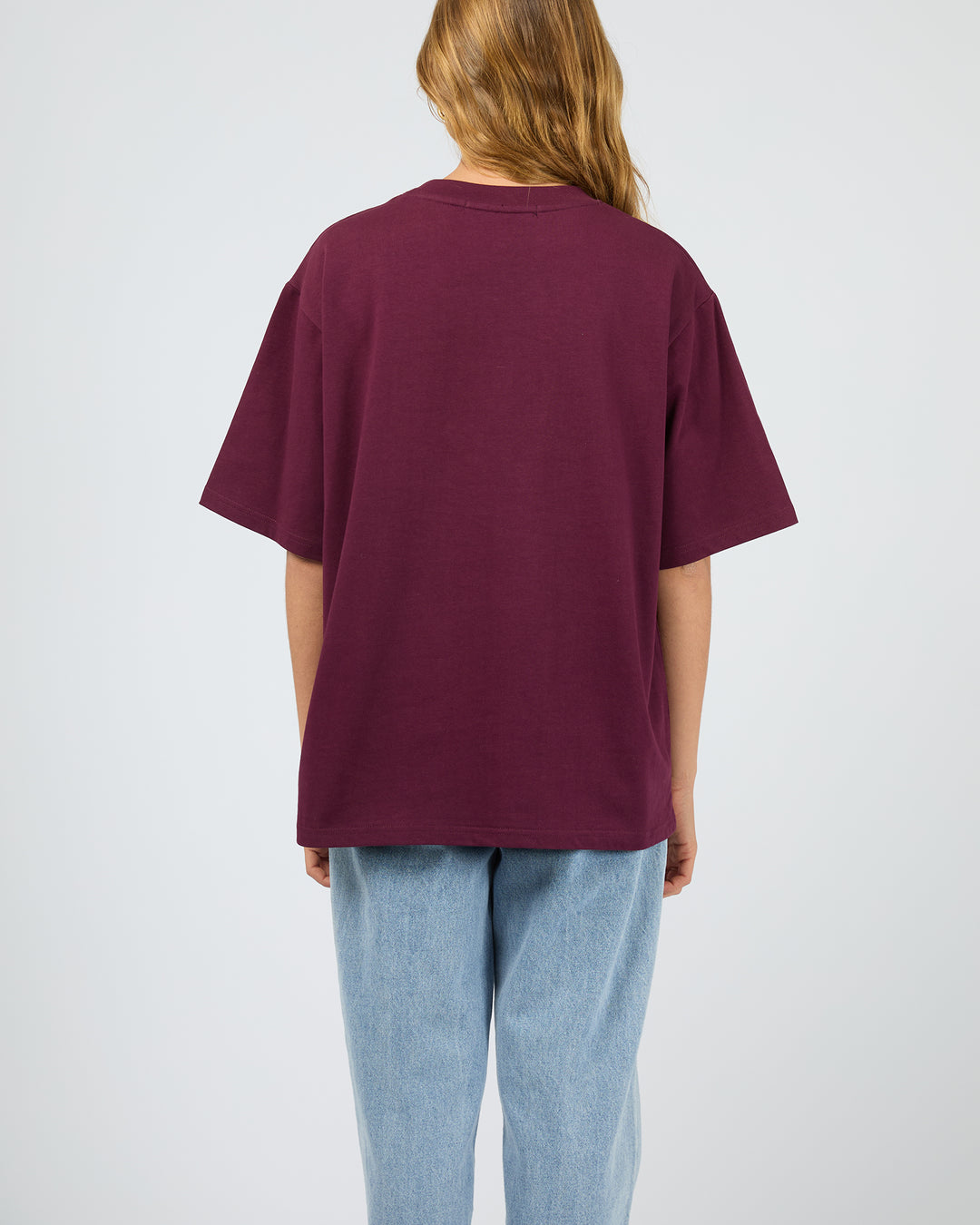 Core Oversized Tee Cherry