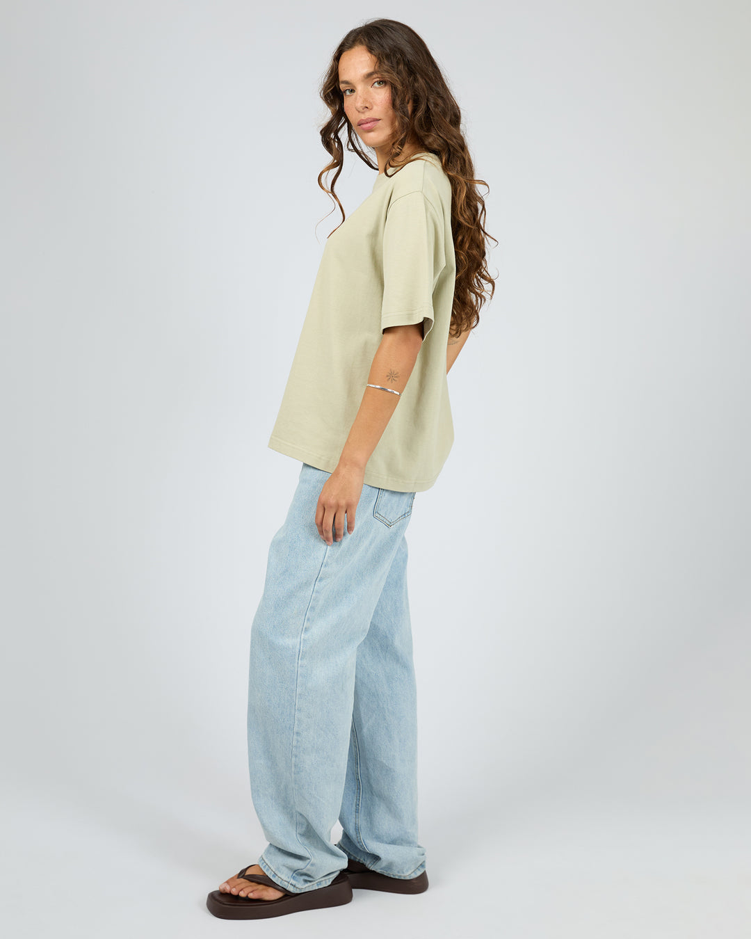 Core Oversized Tee Khaki