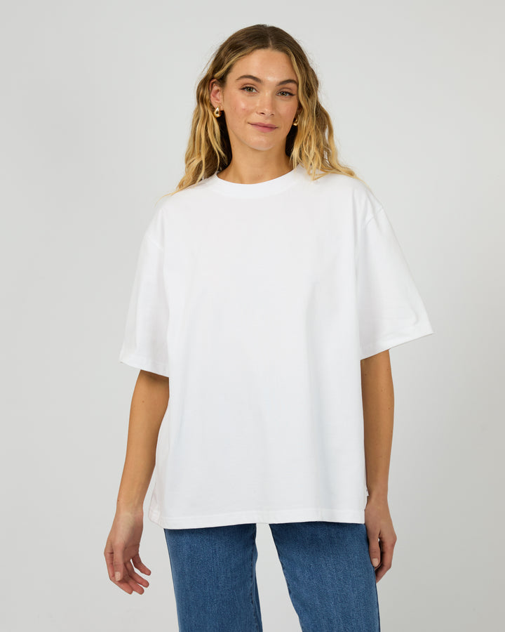 Core Oversized Tee White