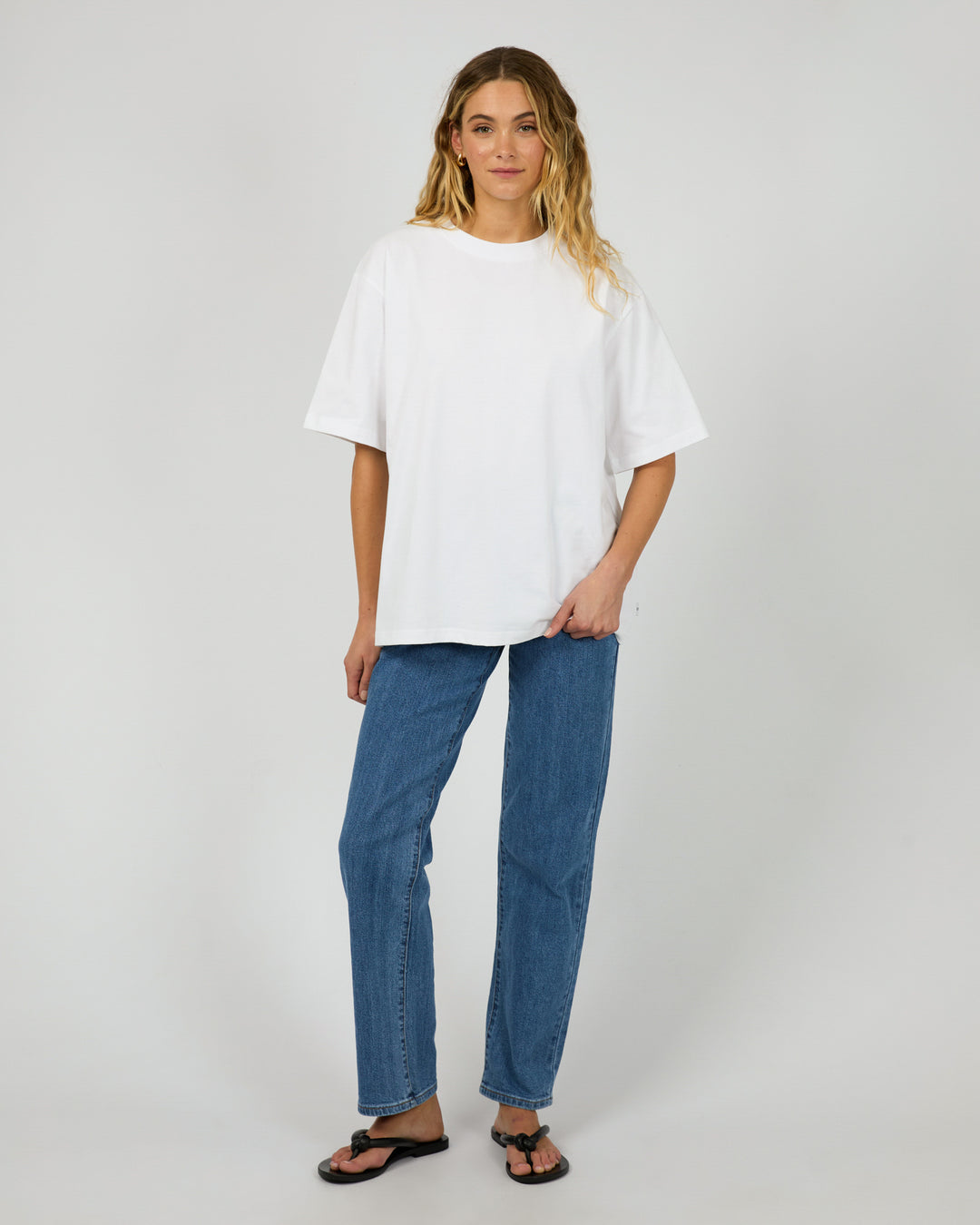 Core Oversized Tee White