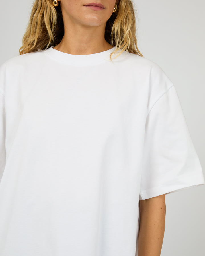 Core Oversized Tee White