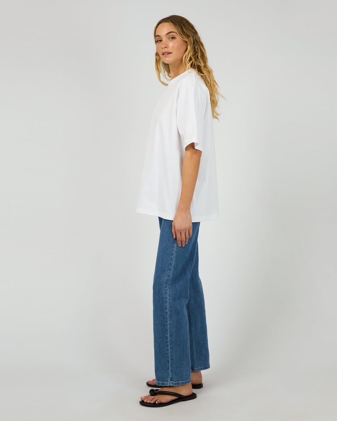Core Oversized Tee White