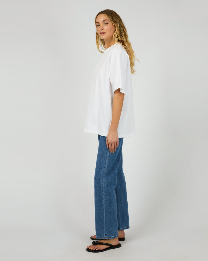 Core Oversized Tee White