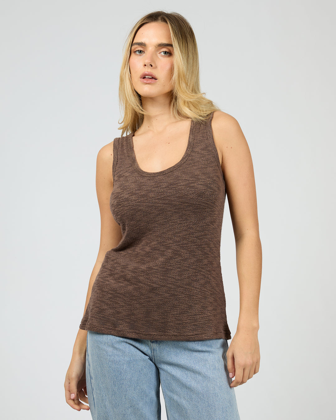 Leonie Tank Chocolate