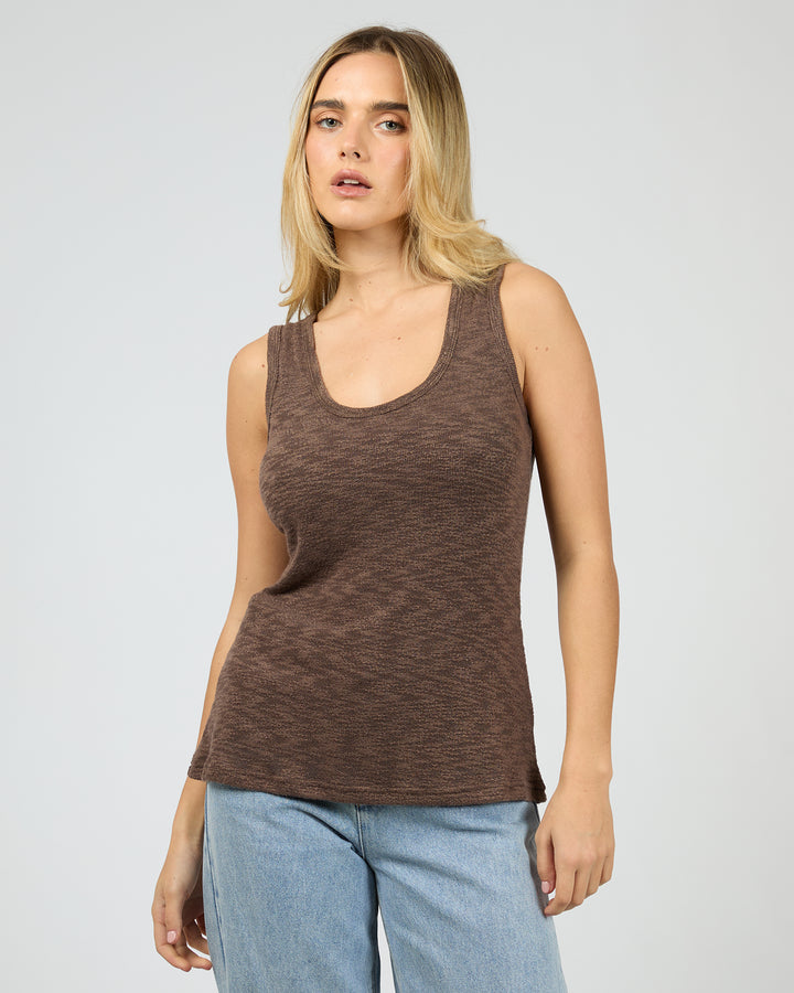Leonie Tank Chocolate