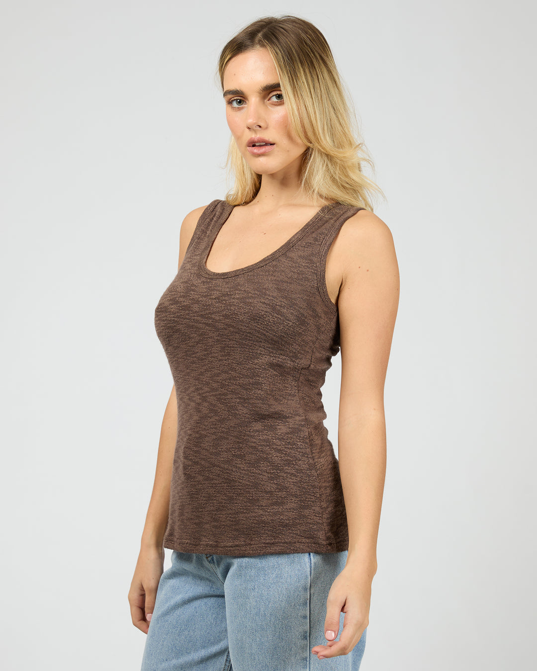 Leonie Tank Chocolate