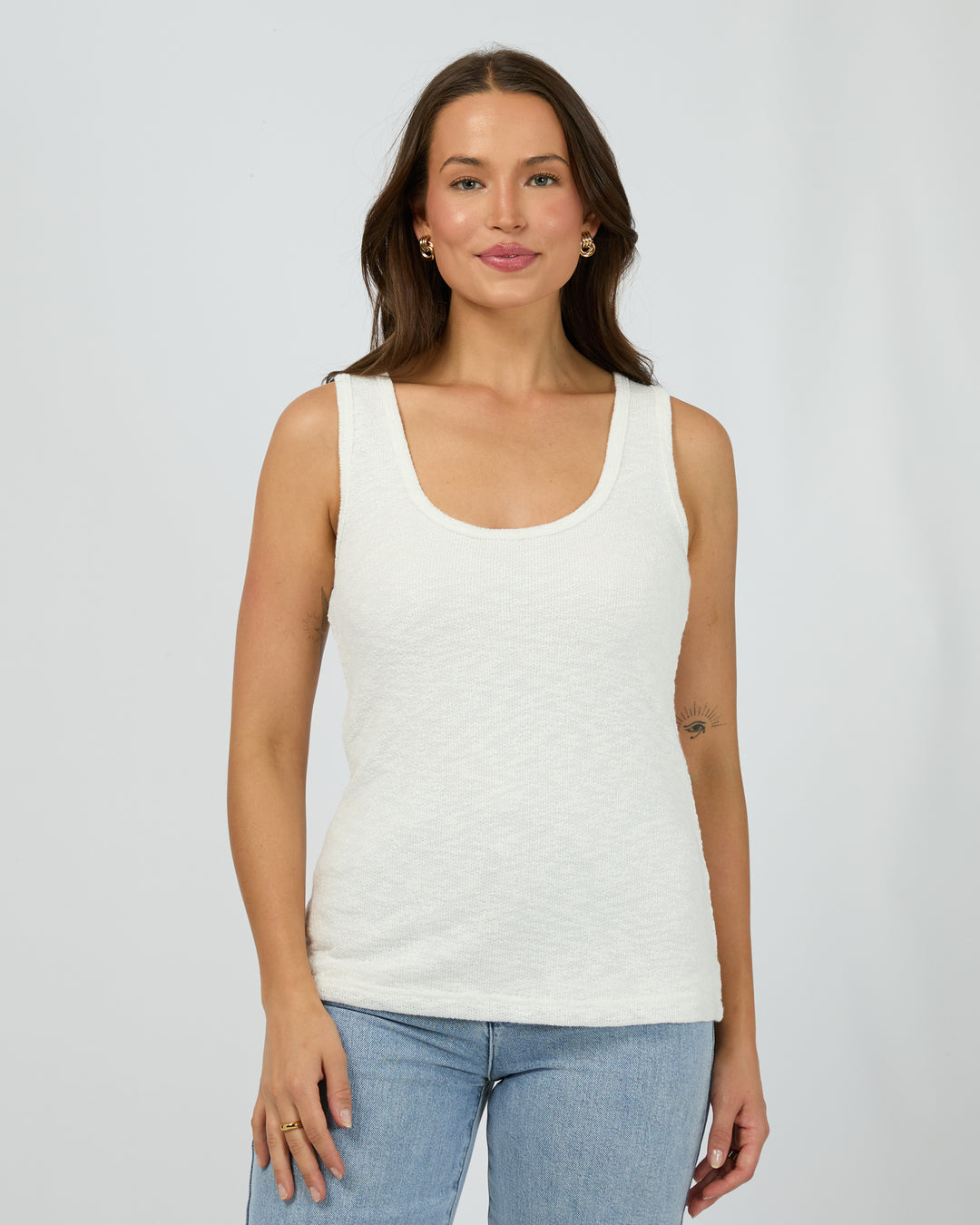 Leonie Tank White