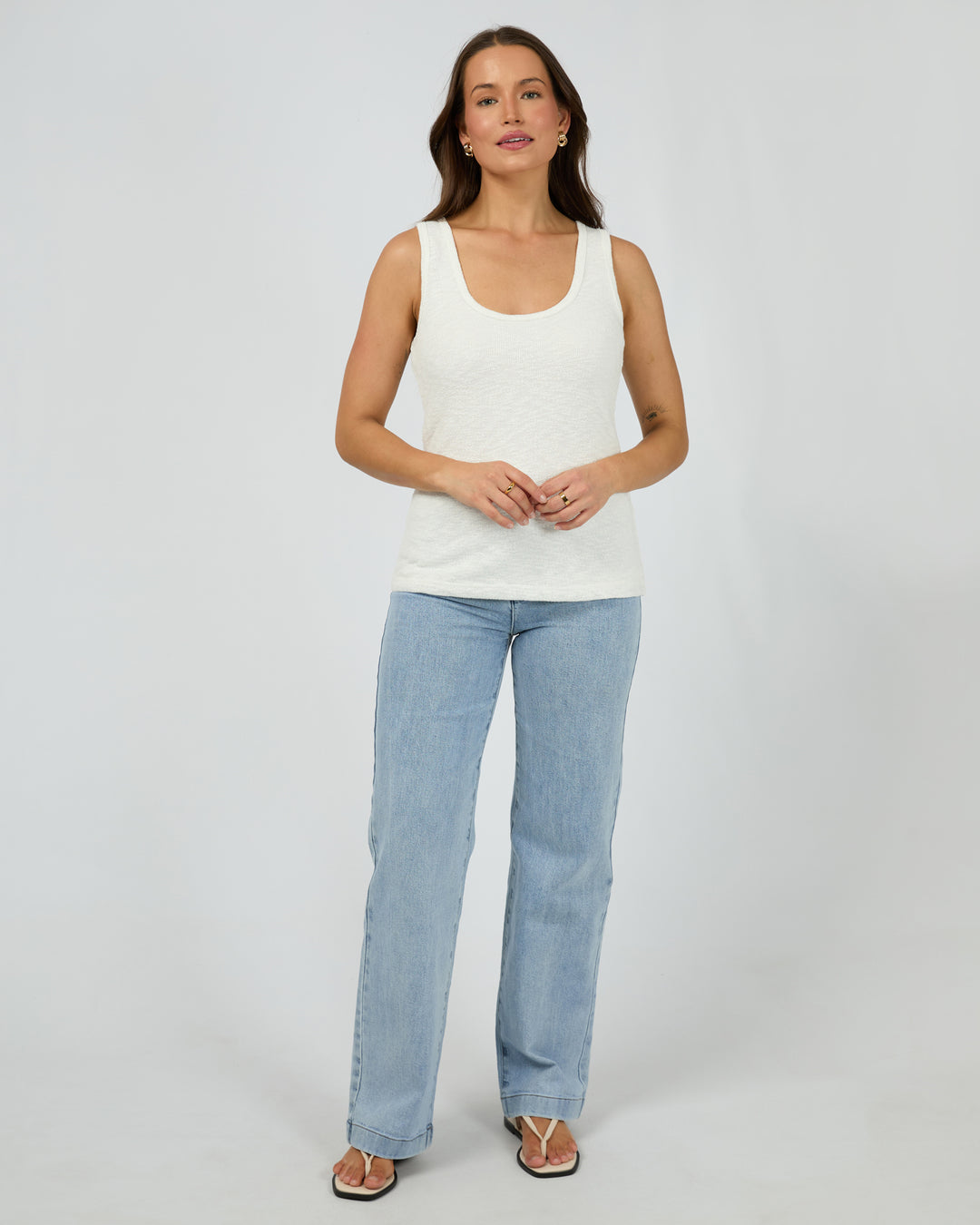 Leonie Tank White
