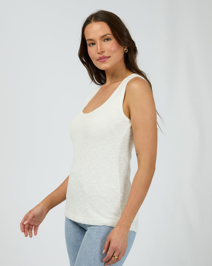 Leonie Tank White