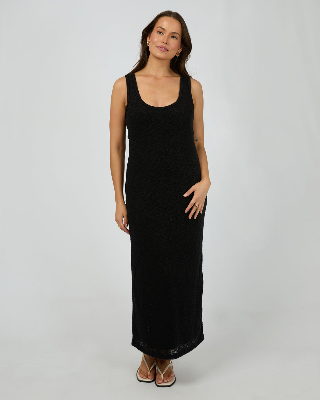Leonie Tank Maxi Dress Black