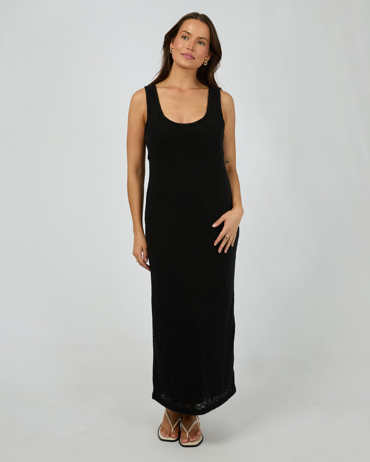 Leonie Tank Maxi Dress Black