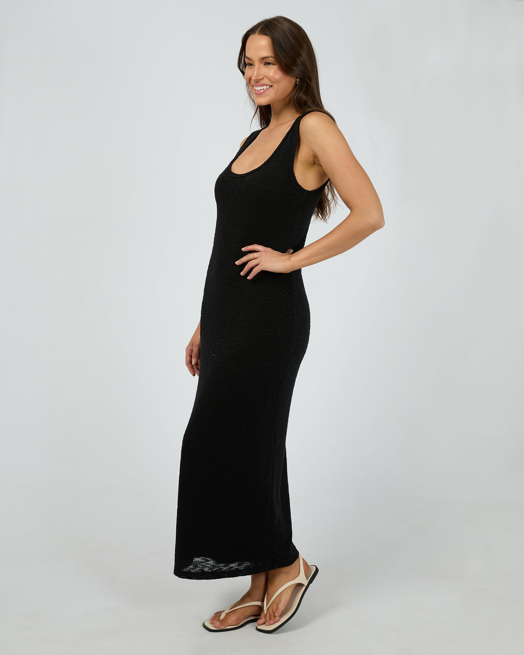 Leonie Tank Maxi Dress Black