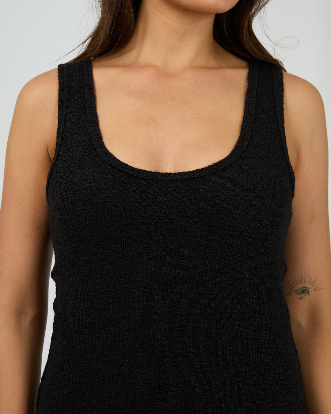 Leonie Tank Maxi Dress Black