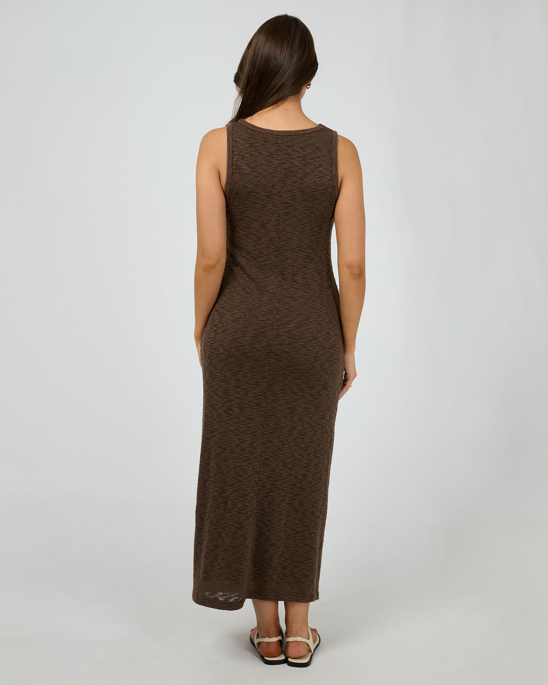 Leonie Tank Maxi Dress Chocolate