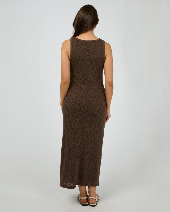 Leonie Tank Maxi Dress Chocolate