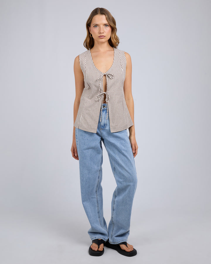 Sunday Tie Top Chocolate