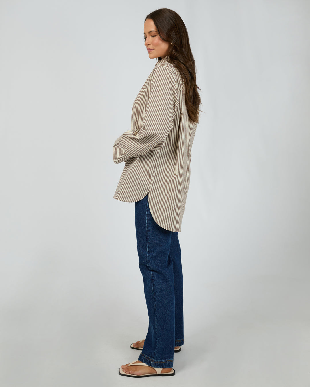 Sunday Long Sleeve Shirt Chocolate